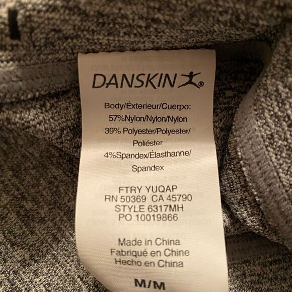 Danskin Leggings Seamless Ankle Gray Sz M NWT - Picture 5 of 5